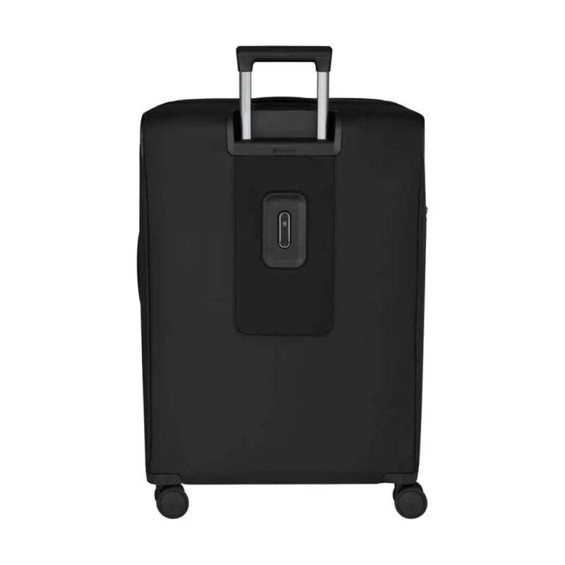 Victorinox 7.0 Werks Traveller Expandable Softside Suitcase Luggage L Black Large