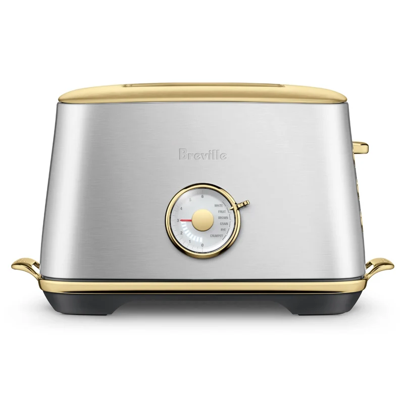 Breville the Toast Select Luxe 2 Slice Toaster (Brushed Stainless Brass)