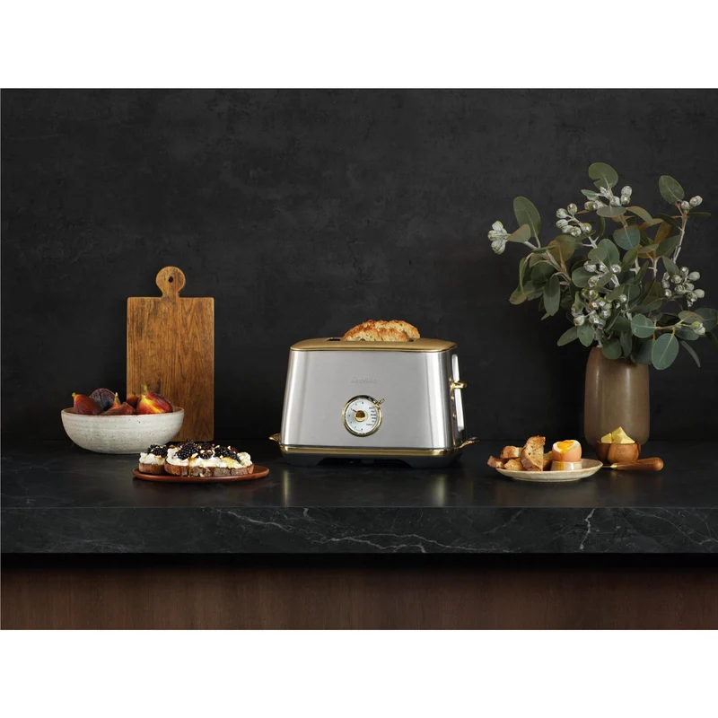 Breville the Toast Select Luxe 2 Slice Toaster (Brushed Stainless Brass)
