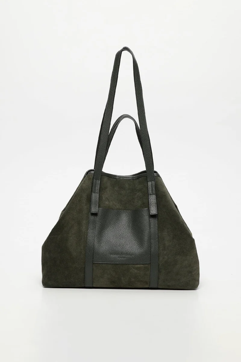 Malta Suede Vert Bouteille