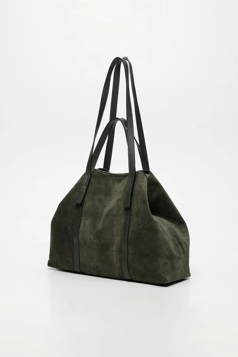Malta Suede Vert Bouteille
