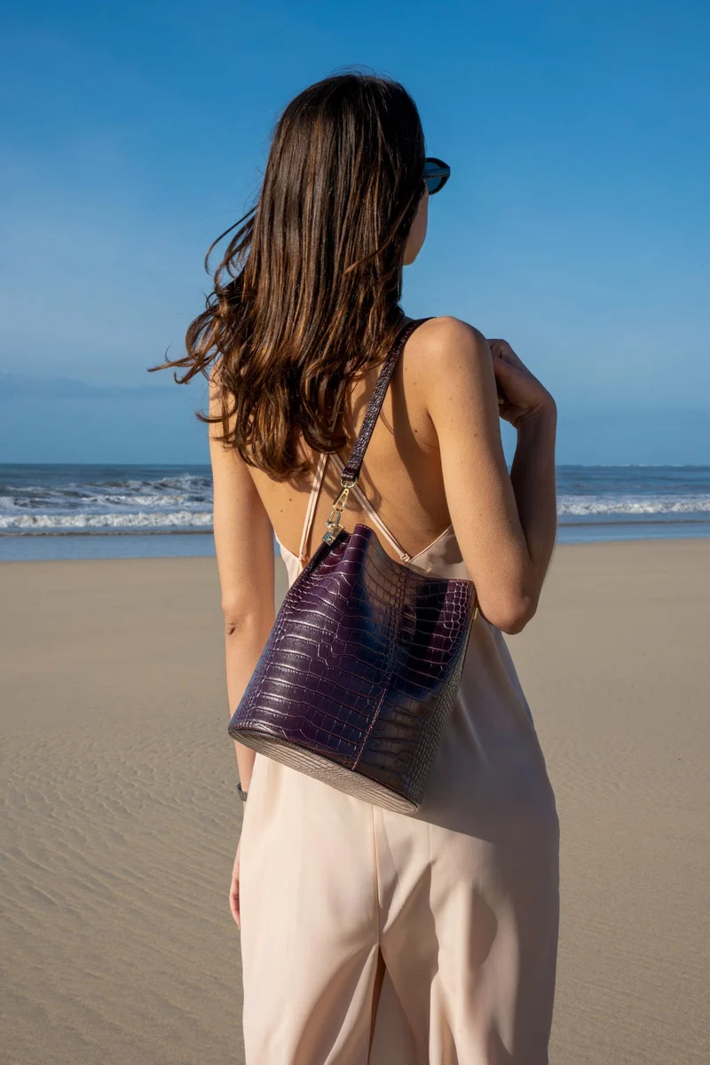 Bruna Croco Bordeaux