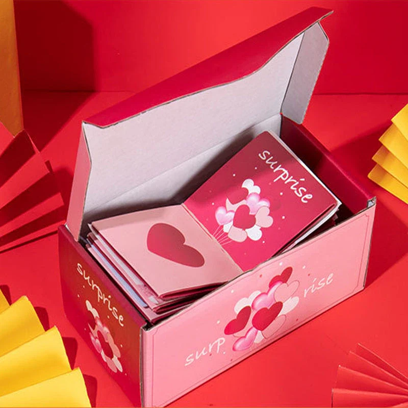 Festliche Geschenkbox mit Überraschungseffekt | Dekorative Schachtel für Weihnachten, Geburtstag & Hochzeit | Hochwertig & Wiederverwendbar