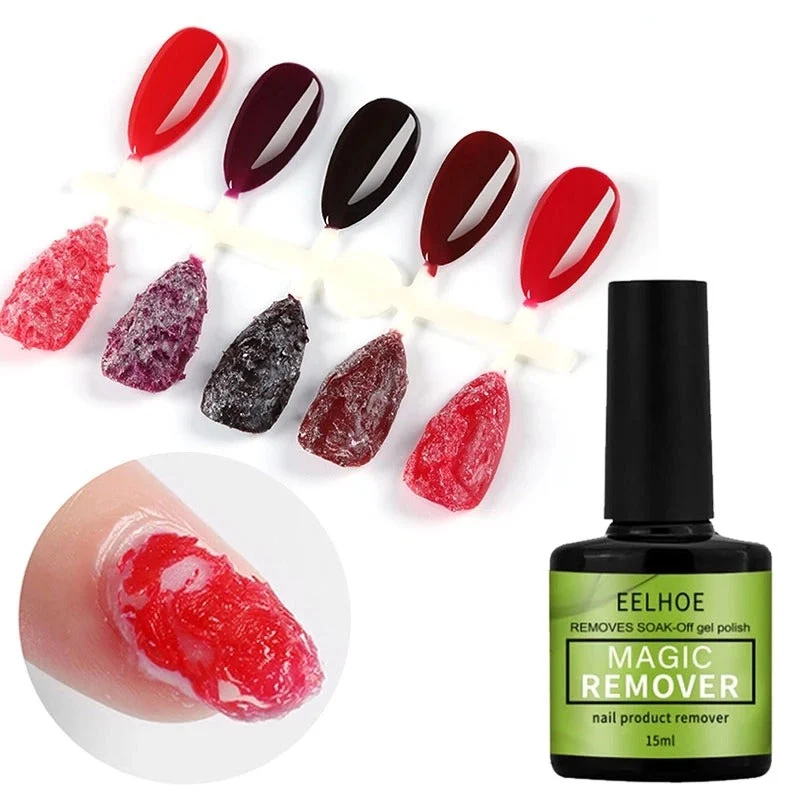 Nagellackentferner Gel acetonfrei | Entfernt Lack in ca. 5 Minuten | Schonend ohne Schaben | Sauberes Ergebnis