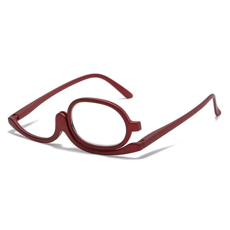 Make-up Brille mit schwenkbarer Linse | präzises Schminken trotz Sehschwäche | ultraleicht 16,6 g | freie Hände