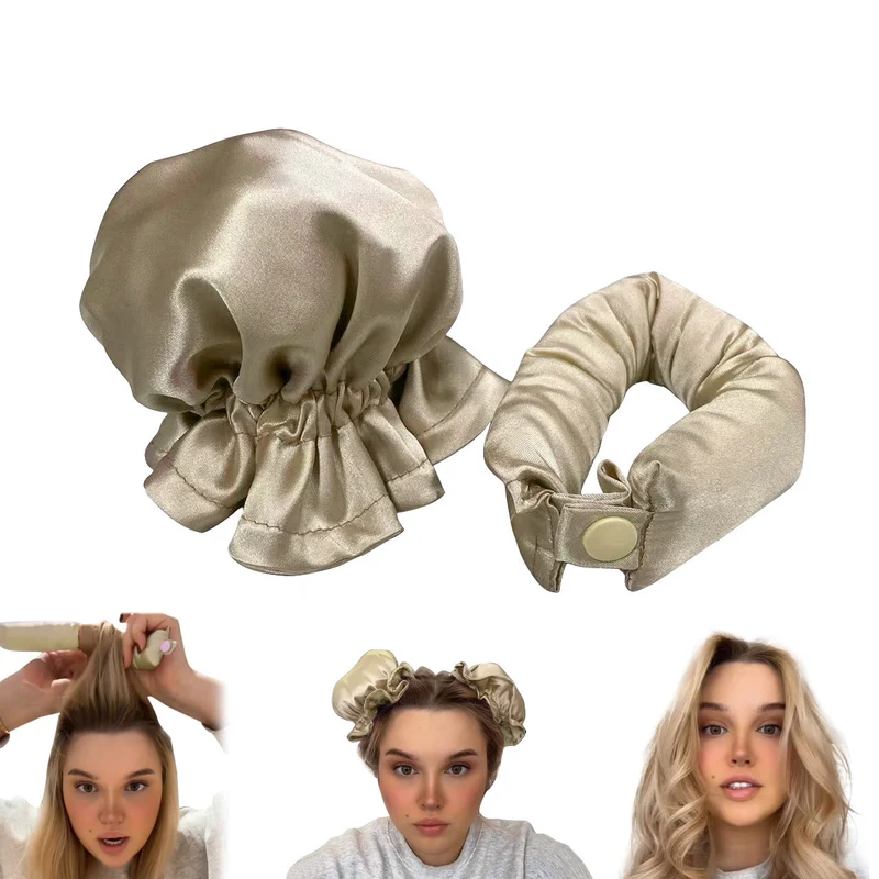 Lockenwickler ohne Hitze | schonendes Übernacht-Styling für natürliche Locken | für trockenes & leicht feuchtes Haar | für alle Haartypen