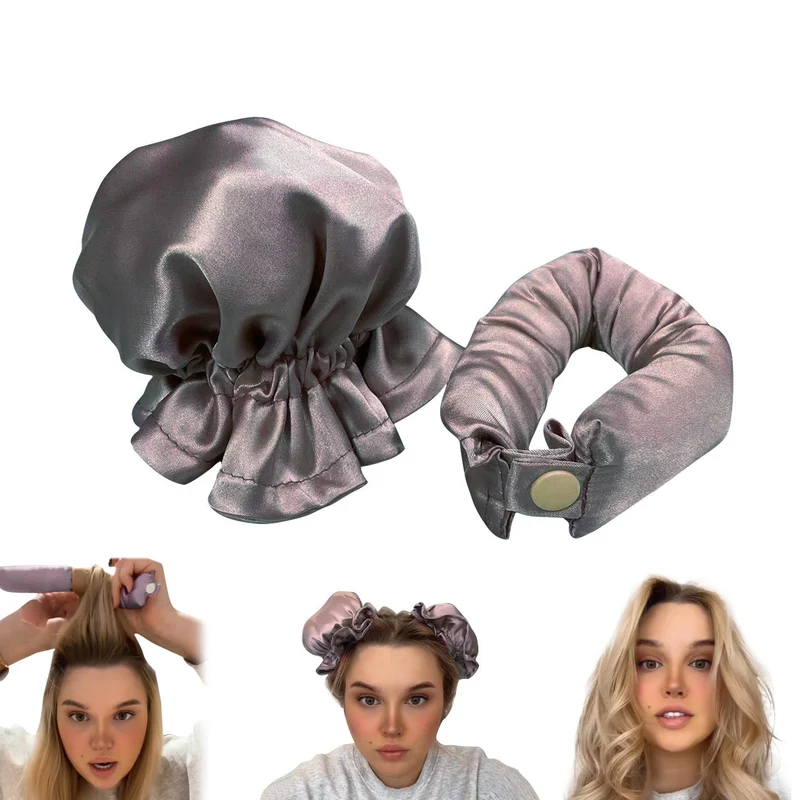 Lockenwickler ohne Hitze | schonendes Übernacht-Styling für natürliche Locken | für trockenes & leicht feuchtes Haar | für alle Haartypen
