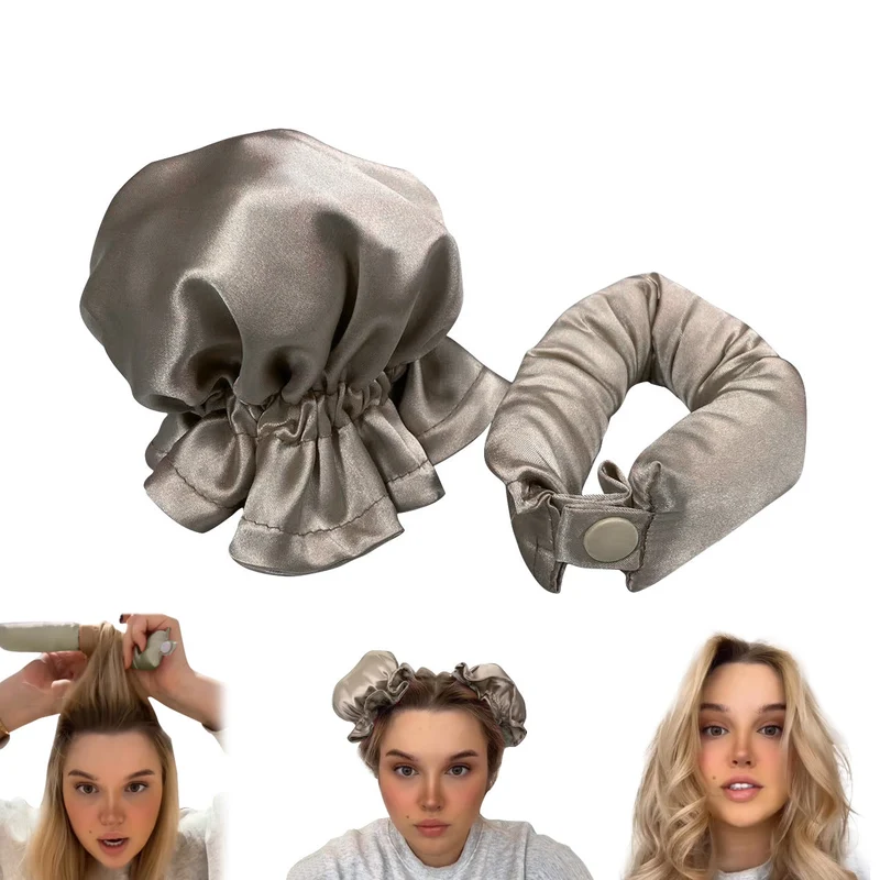 Lockenwickler ohne Hitze | schonendes Übernacht-Styling für natürliche Locken | für trockenes & leicht feuchtes Haar | für alle Haartypen