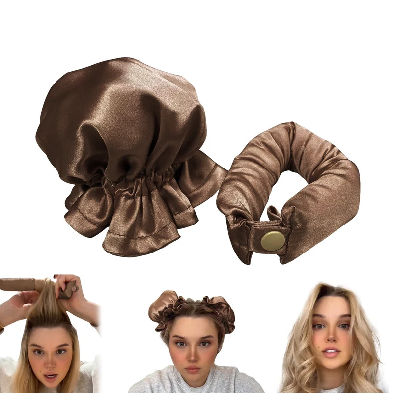 Lockenwickler ohne Hitze | schonendes Übernacht-Styling für natürliche Locken | für trockenes & leicht feuchtes Haar | für alle Haartypen