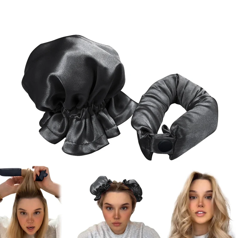 Lockenwickler ohne Hitze | schonendes Übernacht-Styling für natürliche Locken | für trockenes & leicht feuchtes Haar | für alle Haartypen