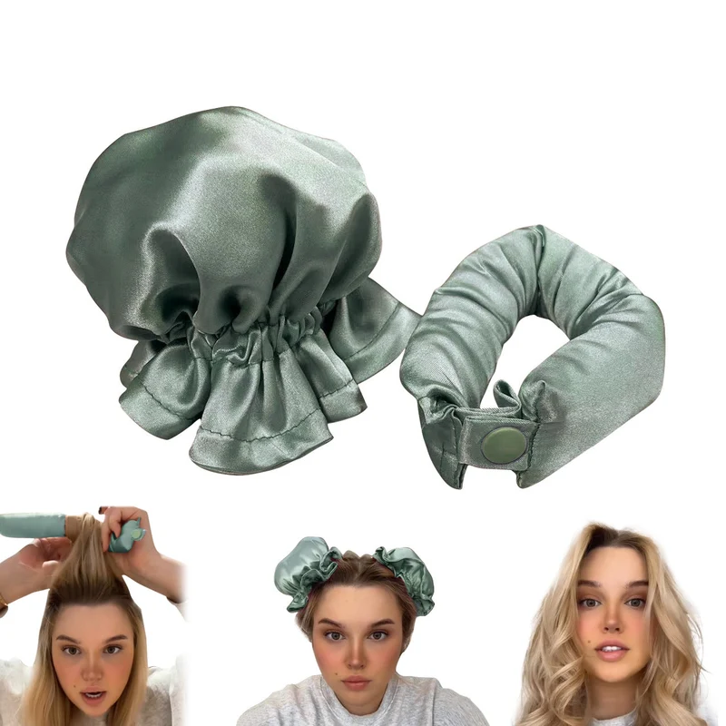 Lockenwickler ohne Hitze | schonendes Übernacht-Styling für natürliche Locken | für trockenes & leicht feuchtes Haar | für alle Haartypen