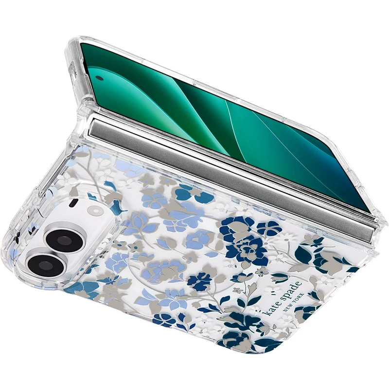 Kate Spade Magsafe Case for iPhone Duo (Flowerbed Blue)