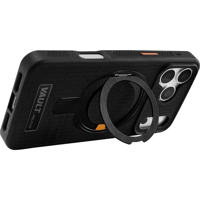Pelican Vault MagSafe Stand Case for iPhone 18 Pro (Black)