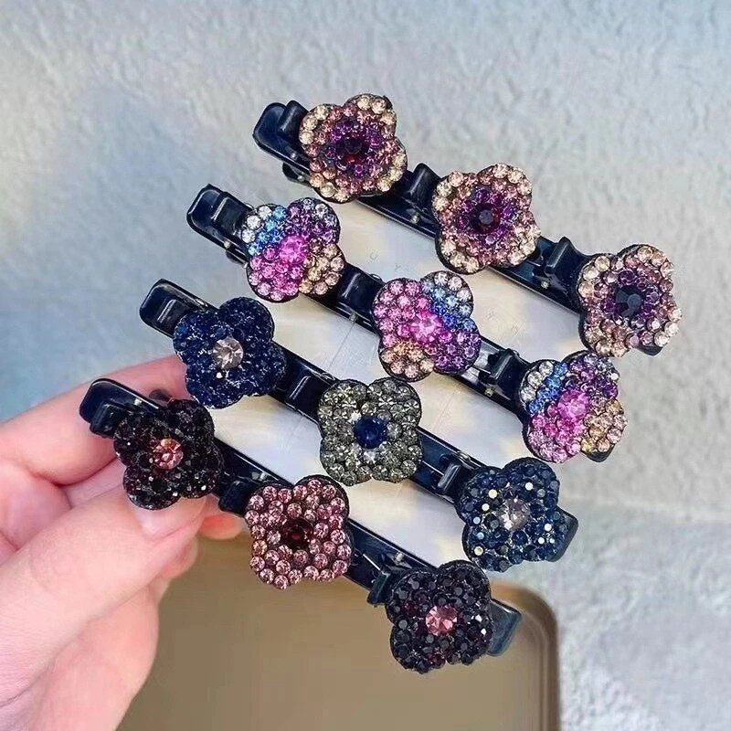 Zauberhafte Haarklammer Set | 2-in-1 Damen Haarspange elegant & stark haltend | Anti-Rutsch Haarclip