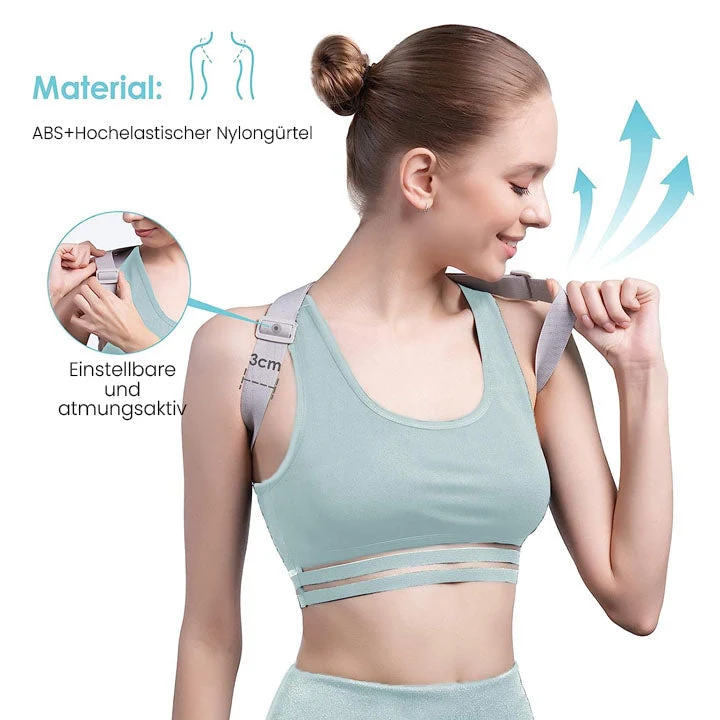 EMS Haltungstrainer mit Winkelerkennung | Elektronischer Rücken Trainer | Aufrechte Haltung & Muskelstimulation