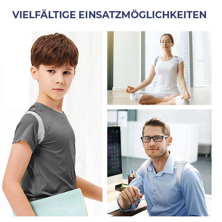 EMS Haltungstrainer mit Winkelerkennung | Elektronischer Rücken Trainer | Aufrechte Haltung & Muskelstimulation