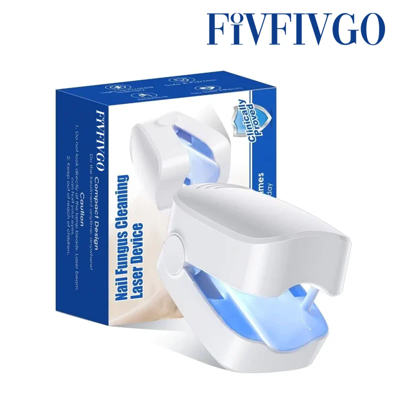 Lichttherapiegerät für Zehennägel mit Blaulicht & Infrarot | 470 nm & 650–1000 nm | Kompakt 90×63×38 mm | Für die Anwendung zu Hause
