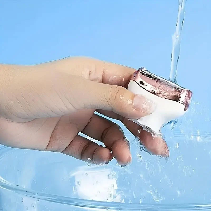 4-in-1 Elektrorasierer für Frauen kabellos | 4 Aufsätze: Rasur, Trimmen, Peeling, Gesichtsreinigung | 90 Min Akku | IPX6