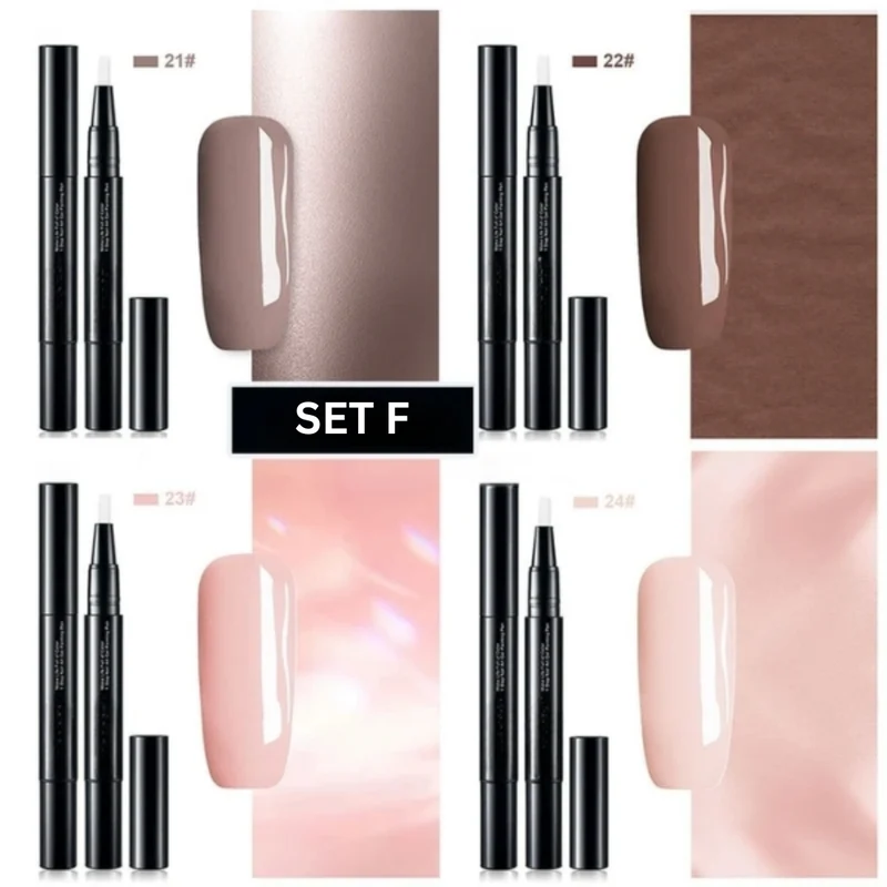 Gel Nagelstift Set für Nail Art | präzise Nagelzeichnung & kreative Designs | langanhaltende Farben für DIY Maniküre | NagelZauber