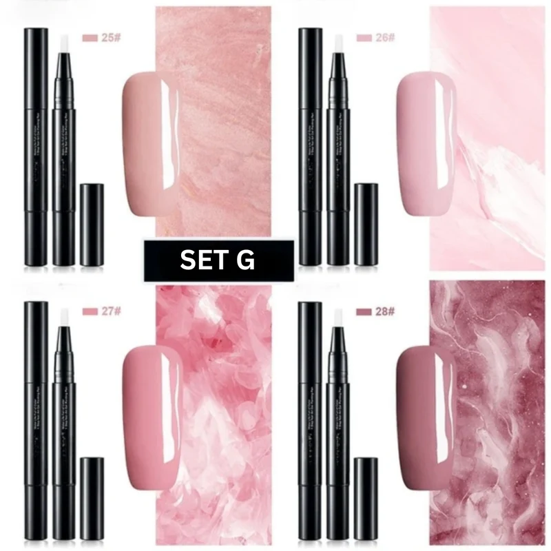 Gel Nagelstift Set für Nail Art | präzise Nagelzeichnung & kreative Designs | langanhaltende Farben für DIY Maniküre | NagelZauber