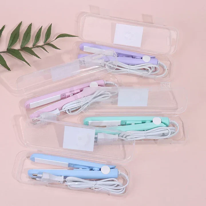 Mini Glätteisen & Lockenstab 2-in-1 Keramik Styler | kompaktes Reise-Haarstyling Tool für Glätten & Locken | schnelles Anti-Frizz Styling