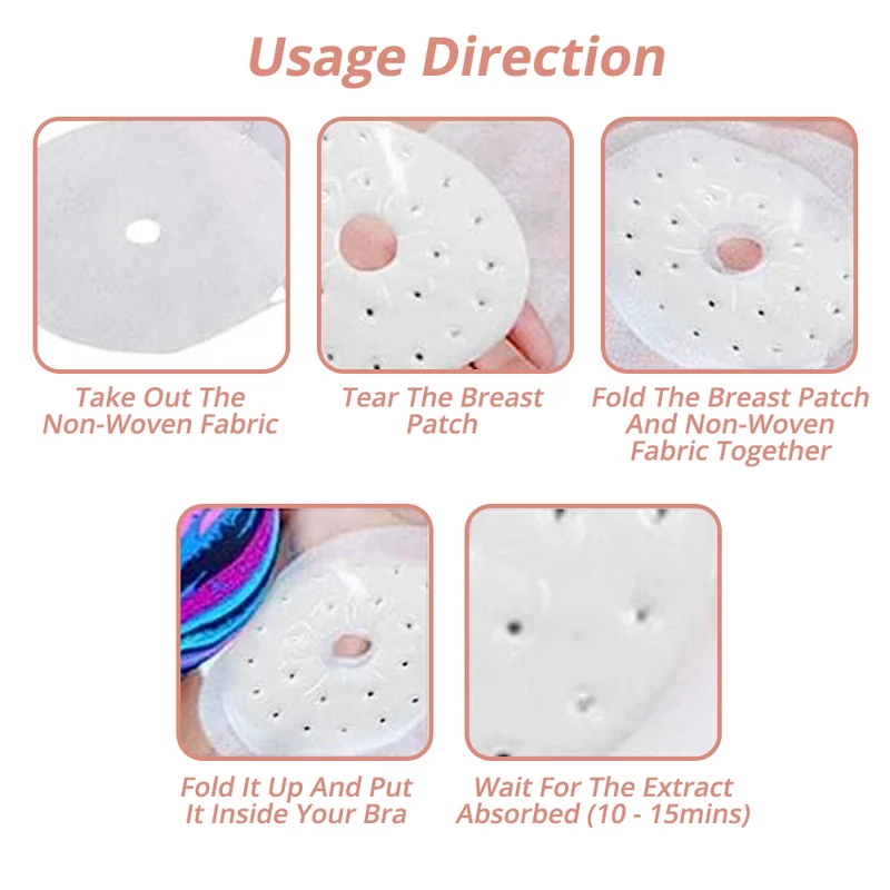 Hautpflege Pflaster Dekolleté | feuchtigkeitsspendende Hydrogel Pads | selbstklebende Hautpflege für glatte & gepflegte Haut