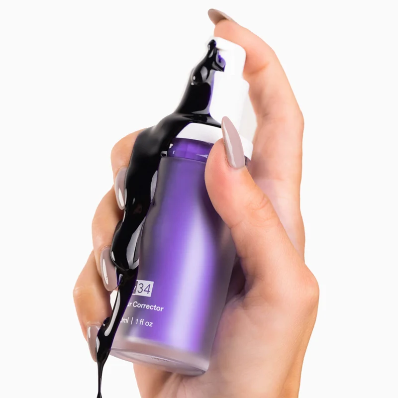 Zahn-Farbkorrektur-Gel violett | Kosmetisches Gel zur optischen Neutralisierung von Gelbstich und für ein gepflegtes Zahn Erscheinungsbild