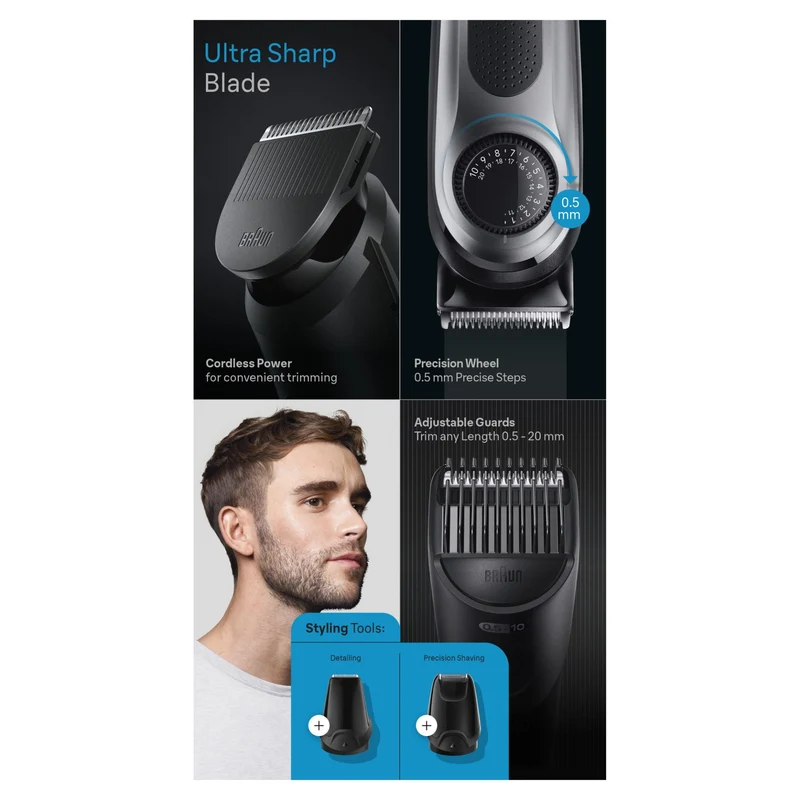 Braun BT5440 Beard Trimmer 5 (Grey)