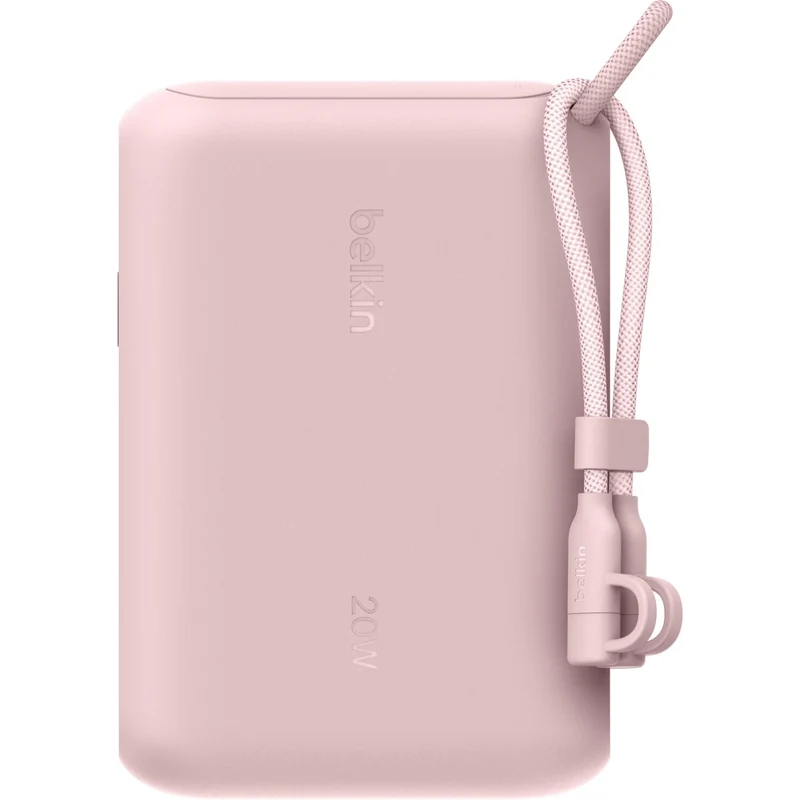 Belkin BoostCharge 10K Power Bank with Display (Pink)