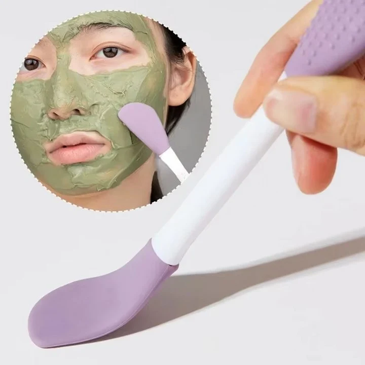 Silikon-Maskenpinsel für Gesichtsmasken | 2-seitiges Auftragen & sanftes Peeling | Hygienisch & antibakteriell | Ohne Kleckern
