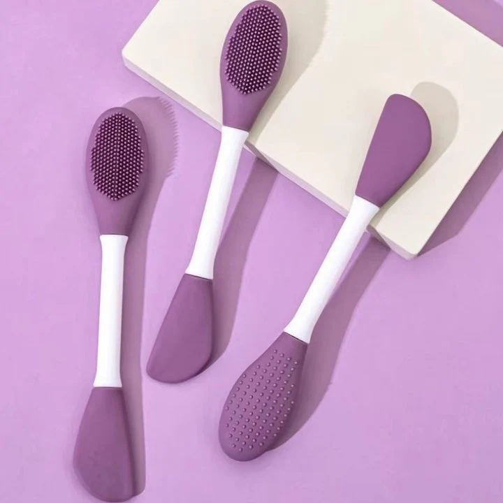 Silikon-Maskenpinsel für Gesichtsmasken | 2-seitiges Auftragen & sanftes Peeling | Hygienisch & antibakteriell | Ohne Kleckern