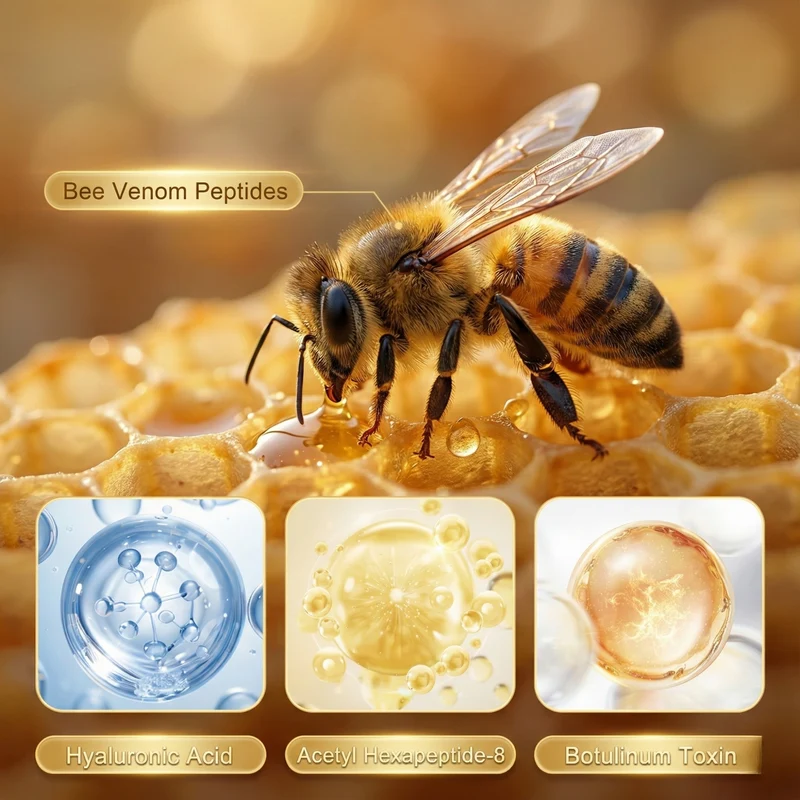 Anti-Aging-Creme mit Bienengift-Komplex | Strafft & festigt Gesicht und Hals | Mildert Fältchen und Linien | Leichte, nicht fettende Formel | 2× täglich