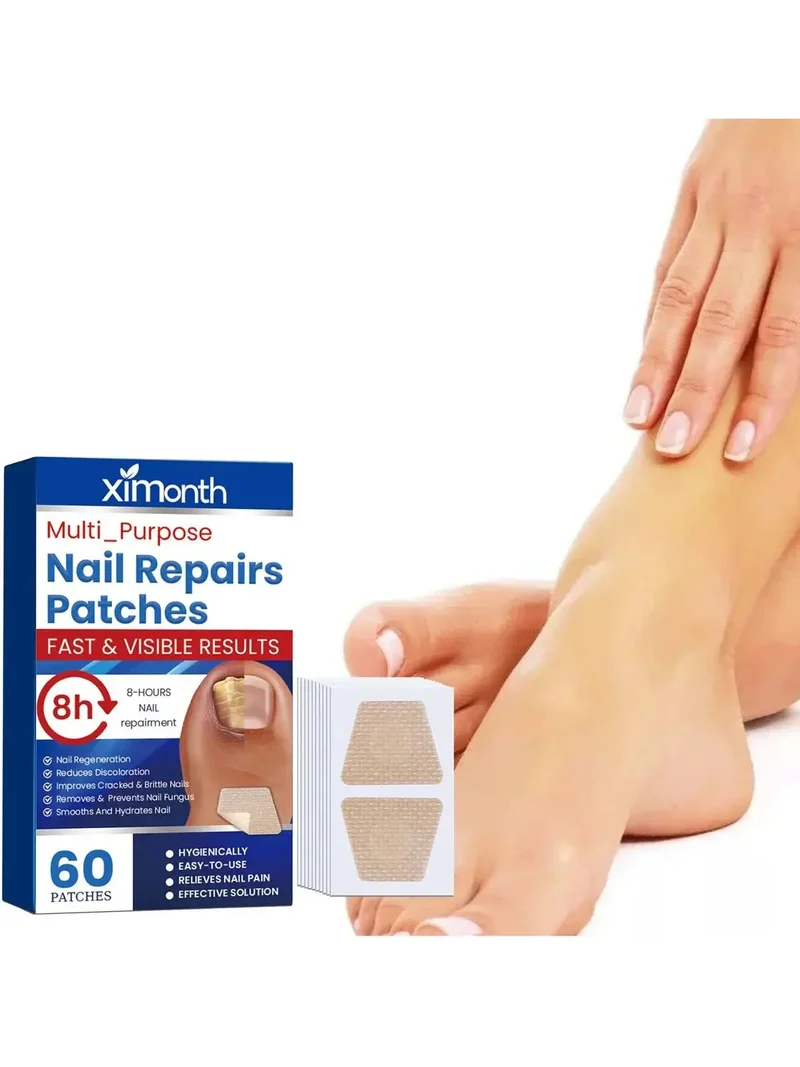 Nagelpflege-Pflaster 60 Stück | Für Fuß- & Fingernägel | Dünn, atmungsaktiv & unauffällig