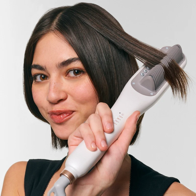 Dampf-Glättungsbürste gegen Frizz | Aufheizen unter 30 Sek. | 3-in-1 Styling & Pflege