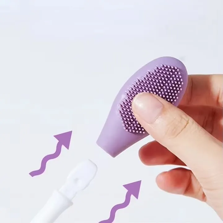 Silikon-Maskenpinsel für Gesichtsmasken | 2-seitiges Auftragen & sanftes Peeling | Hygienisch & leicht zu reinigen | Ohne Kleckern