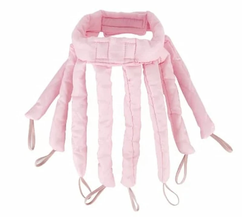 Heatless Locken-Set | Weiches Satin-Lockenband mit Scrunchies | Locken ohne Hitze | Für die Nacht & den Tag