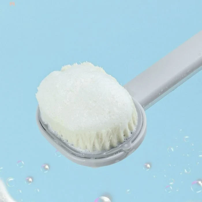 Rückenbürste mit 36 cm Griff + 1000+ Ultraweichborsten | Duschgel-Fach im Griff | Schnelltrocknend, hygienisch | RevitaBack