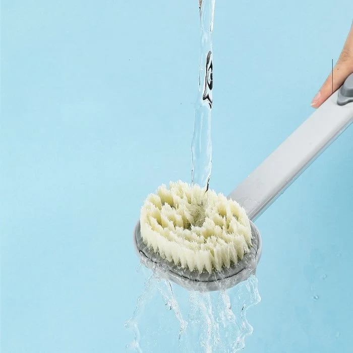 Rückenbürste mit 36 cm Griff + 1000+ Ultraweichborsten | Duschgel-Fach im Griff | Schnelltrocknend, hygienisch | RevitaBack