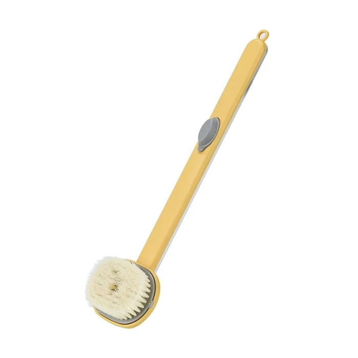 Rückenbürste mit 36 cm Griff + 1000+ Ultraweichborsten | Duschgel-Fach im Griff | Schnelltrocknend, hygienisch | RevitaBack