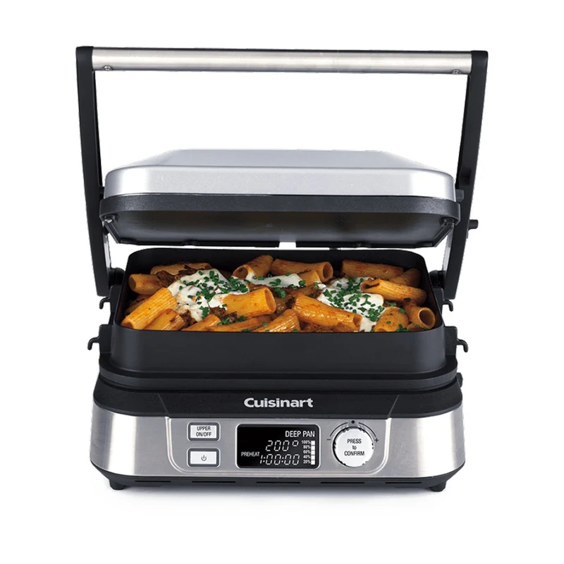 Cuisinart Griddler and Deep Pan Electric Sandwich Maker 1600W - Stainless Steel