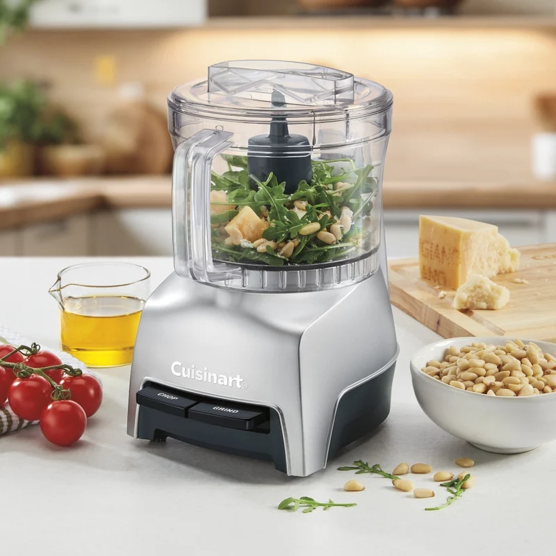 Cuisinart Pixie 3-Cup Compact Chopper Stainless Steel Blade 0.7L Silver