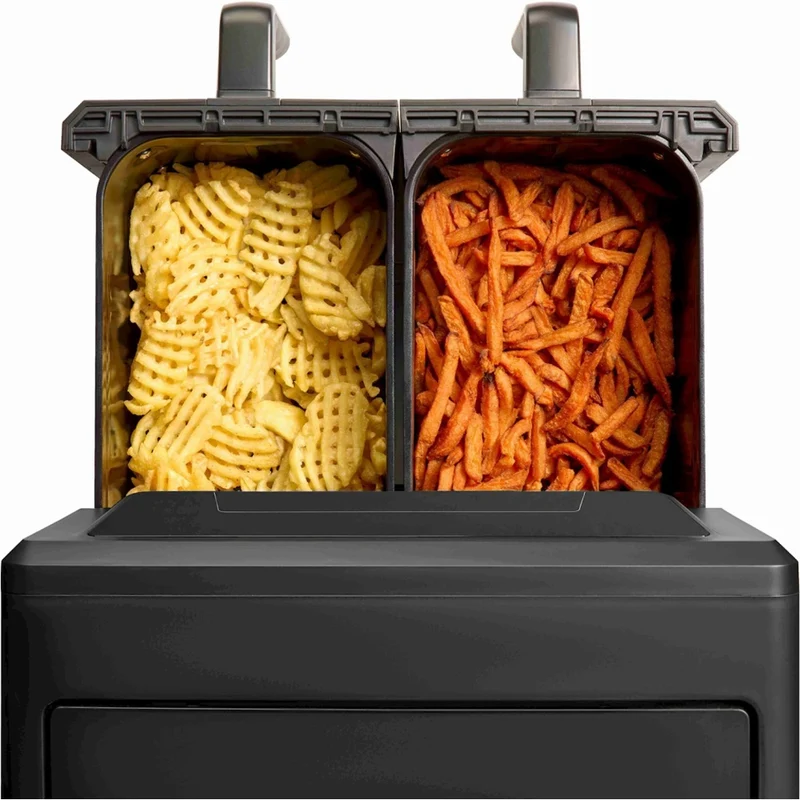 Cuisinart AirView 10.4L Dual Basket Electric Air Fryer - Black