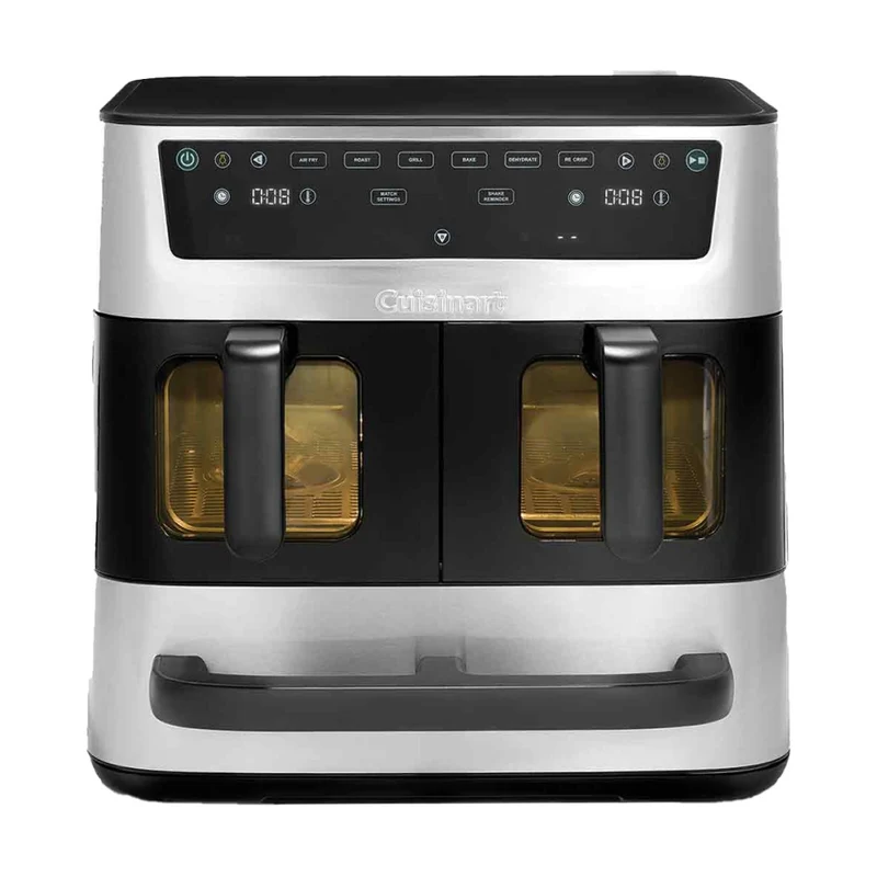 Cuisinart Tri Zone Air Fryer Oven Stainless Steel 136L Black/Silver