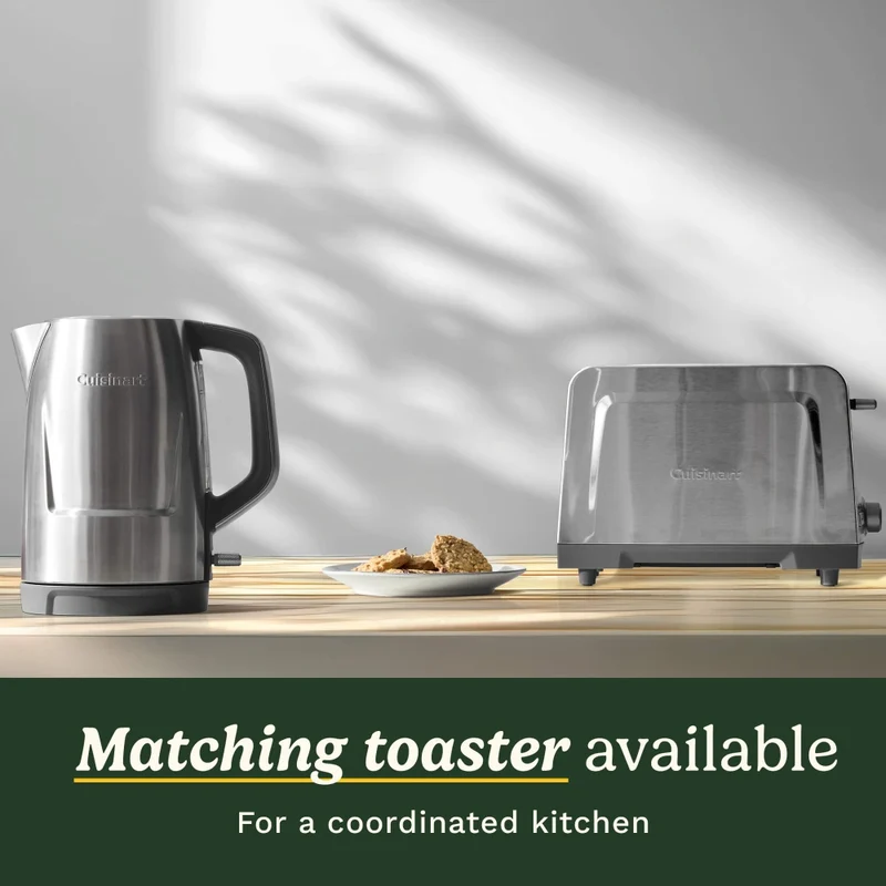 Cuisinart Core Collection 1.7L Brushed Stainless Steel Kettle 2400W Appliance