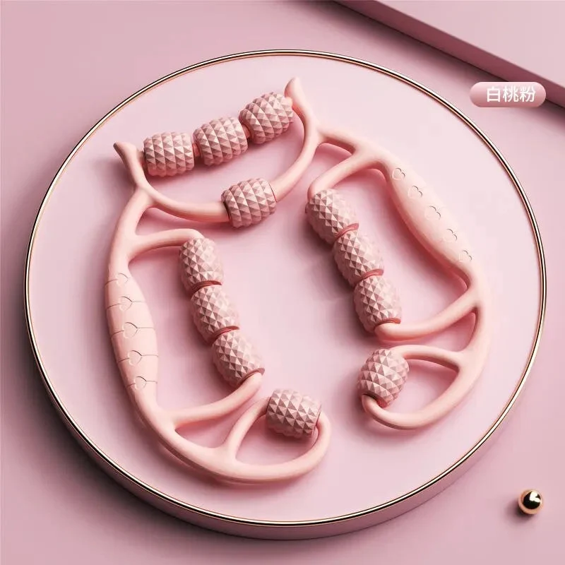 Beinmassagegerät mit 12-Rollen Massage | Für Oberschenkel & Waden | Rosa, Grün oder Blau