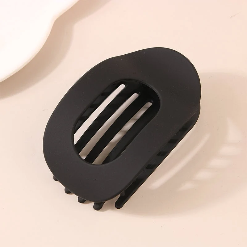 Gebogene Haarklammer mit Anti-Druck-Design | Sanfter, sicherer Halt für dickes & feines Haar | Nylonpolymer 8 × 2,5 × 3 cm | Set 1–3