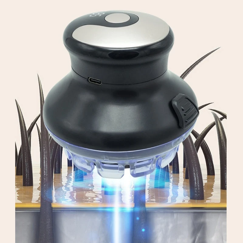 Automatische Haarschneidemaschine mit 360° Schersystem | Elektrischer Haartrimmer mit LED-Display & USB-C | 3 Schnittlängen