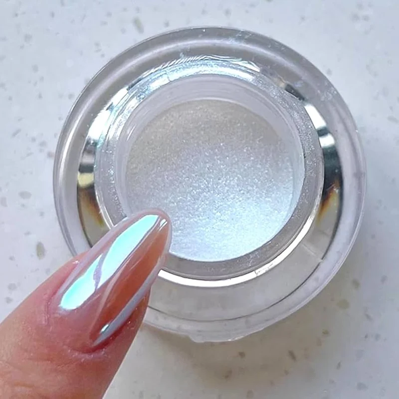 Chrome-Nagelpuder Set | Spiegelglanz-Chromeffekt in wenigen Minuten | Für Gel, Top Coat & Nail Art | Feines Pigment in verschiedenen Farben