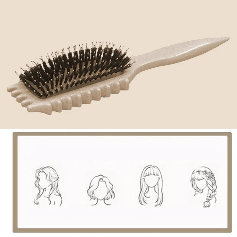Lockenbürste für Definition & Volumen | Bounce-Curl Styling Brush mit flexiblen Borsten | Weniger Frizz, mehr definierte Lockenbündel | Für welliges & lockiges Haar