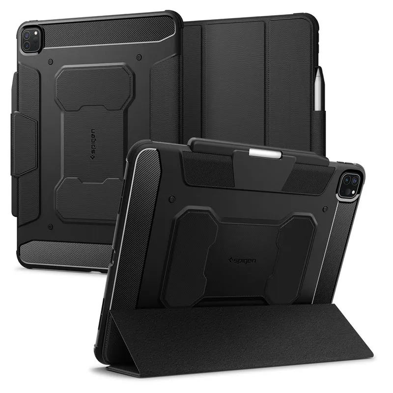 Spigen Apple iPad Pro 11 M5/M4 (2025/2024) Rugged Armor Pro Case (Black)